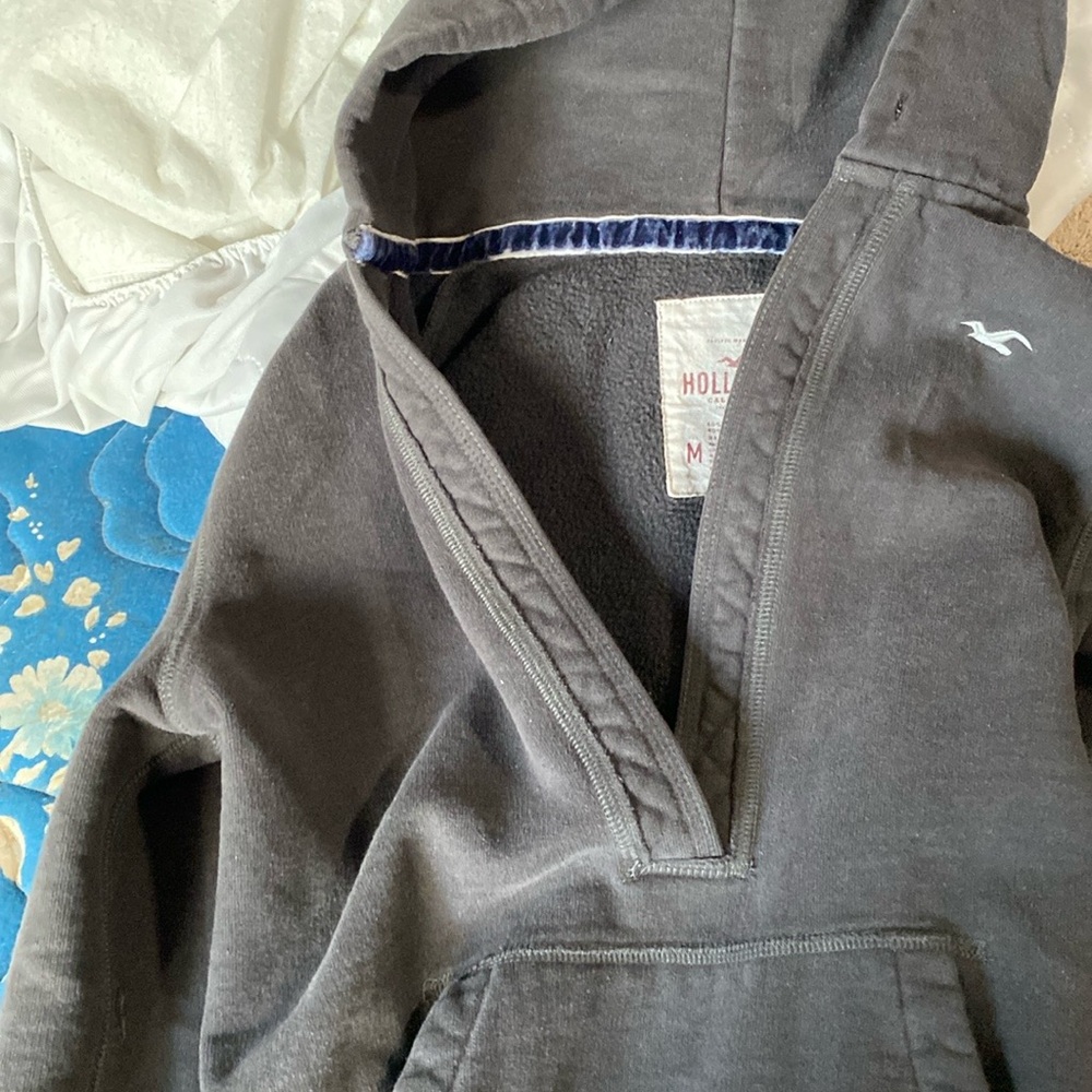 Hollister Charcoal Pullover Hoodie